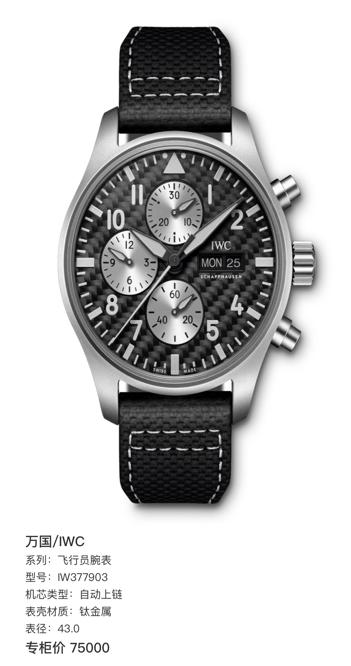 IWC Pilot’s watch 43.0 IW377903