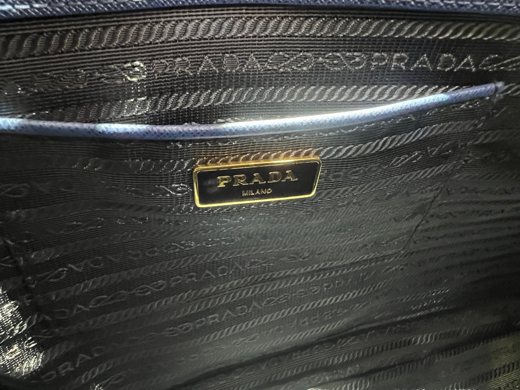 Prada Blue Satchel