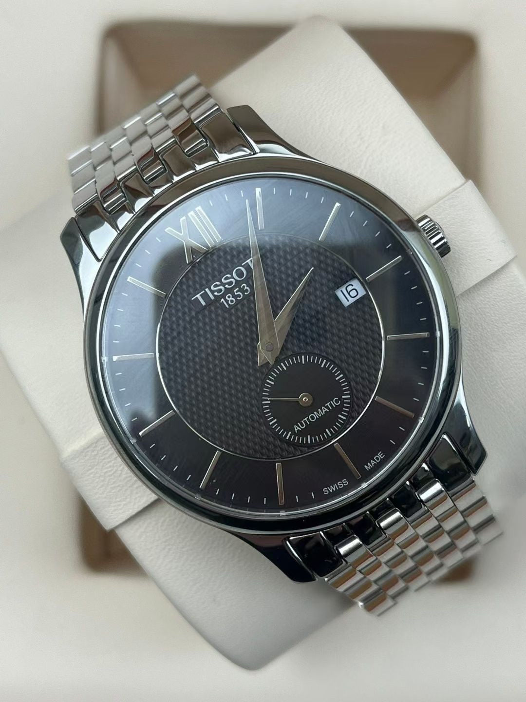 Tissot Classic Black Automatic (self-winding) watch 40 millimeters T063.428.11.058.00
