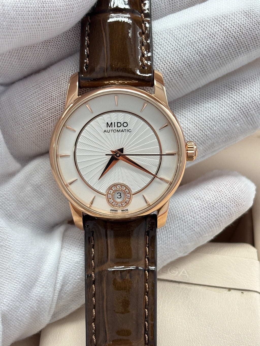 Mido Berenice White Automatic (self-winding) watch 33 millimeters M007.207.36.036.00