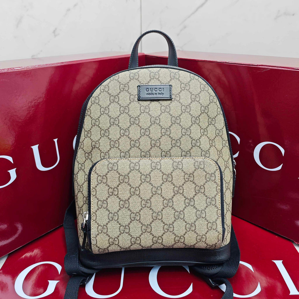 Gucci Polyvinyl chloride (PVC) Black Backpack