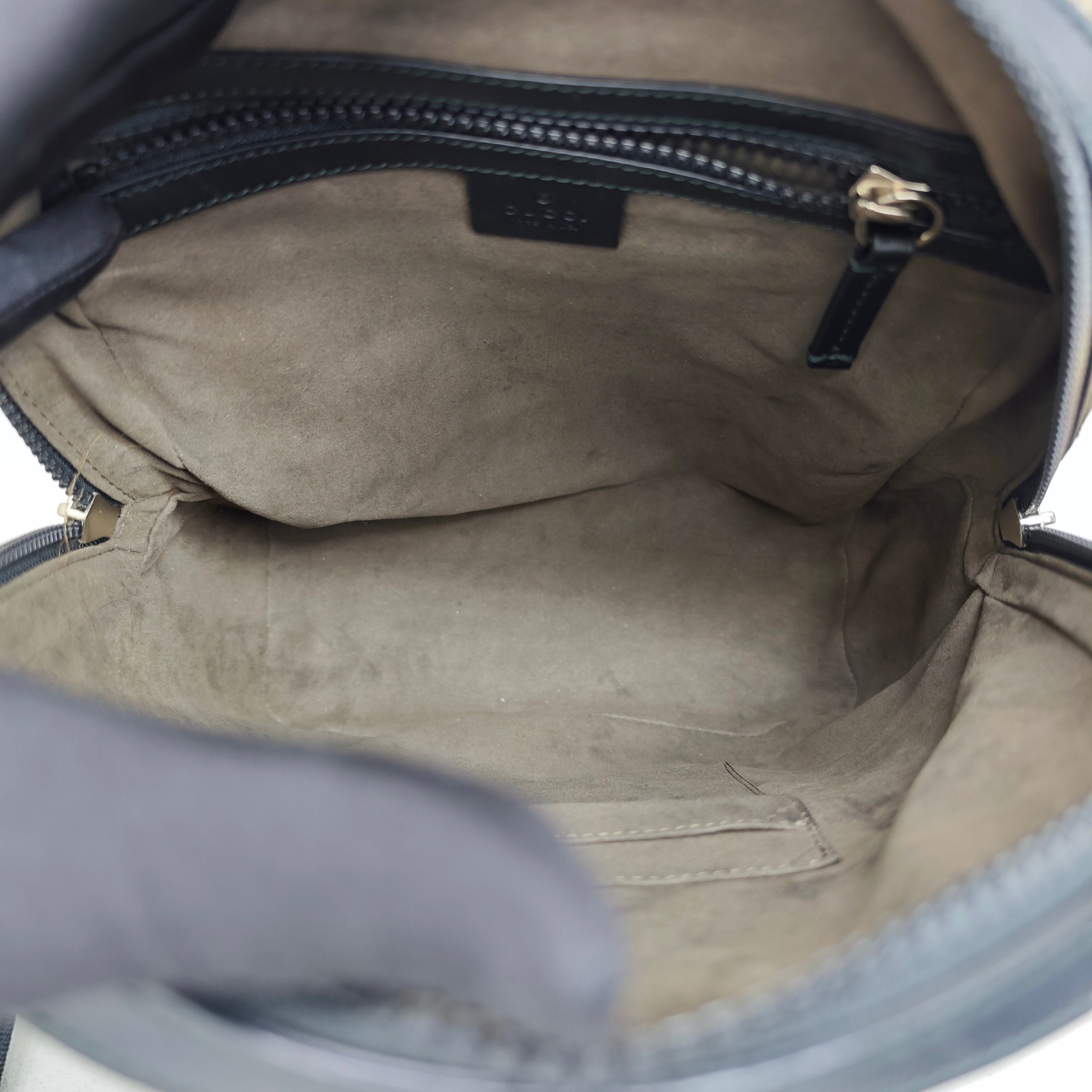 Gucci Polyvinyl chloride (PVC) Black Backpack