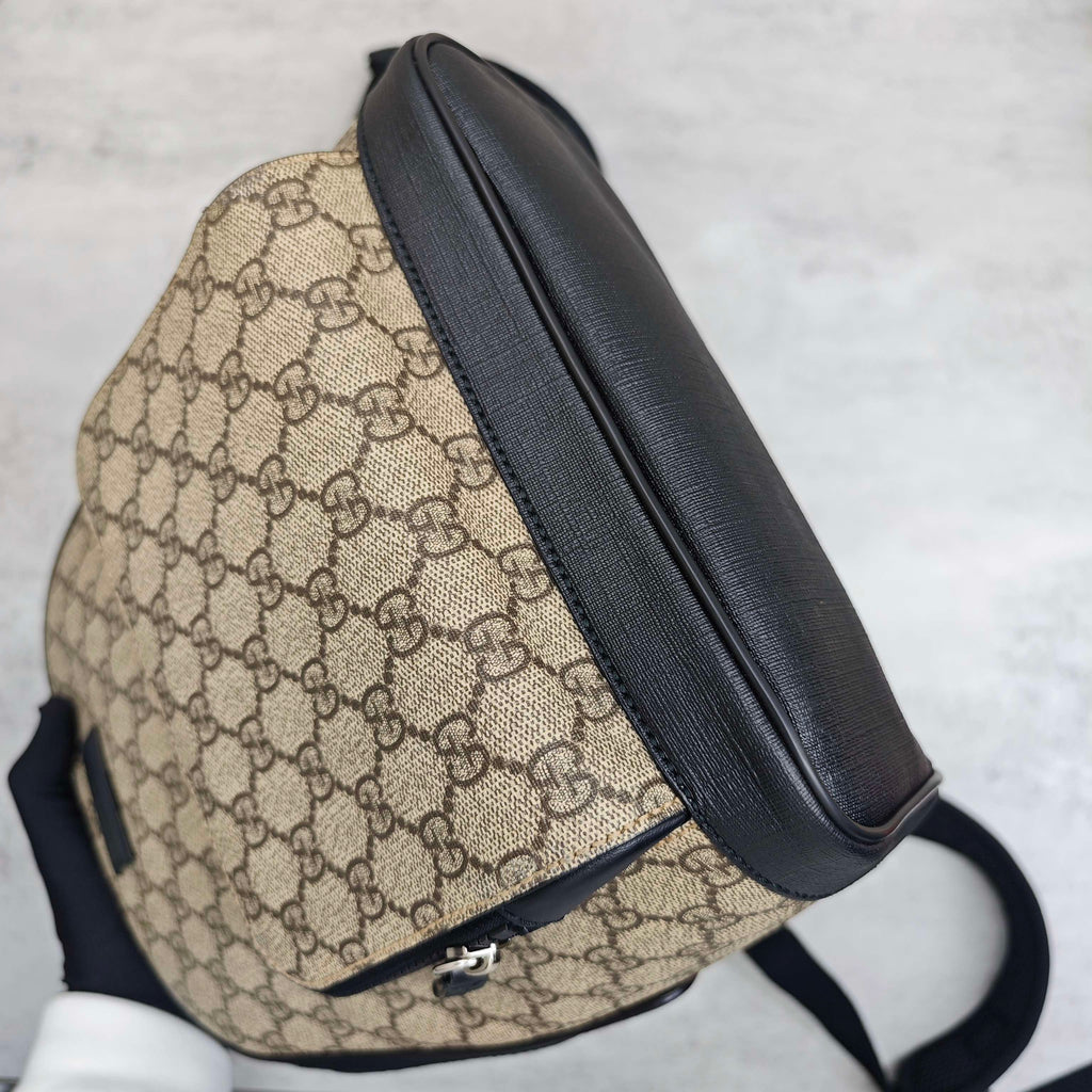 Gucci Polyvinyl chloride (PVC) Black Backpack
