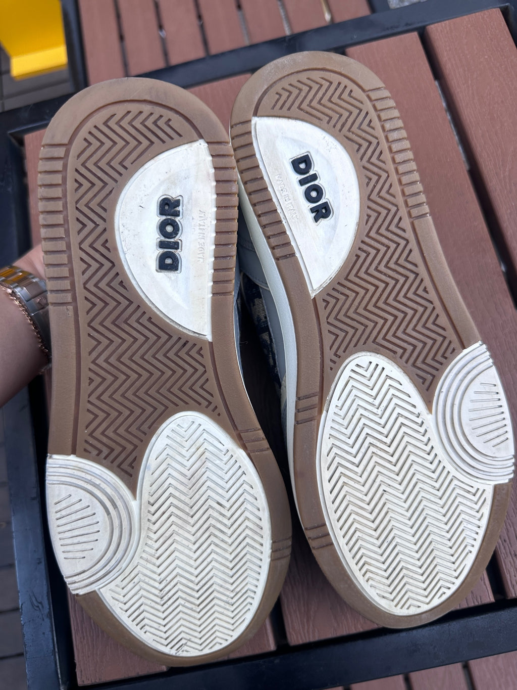 Dior White Skate shoes