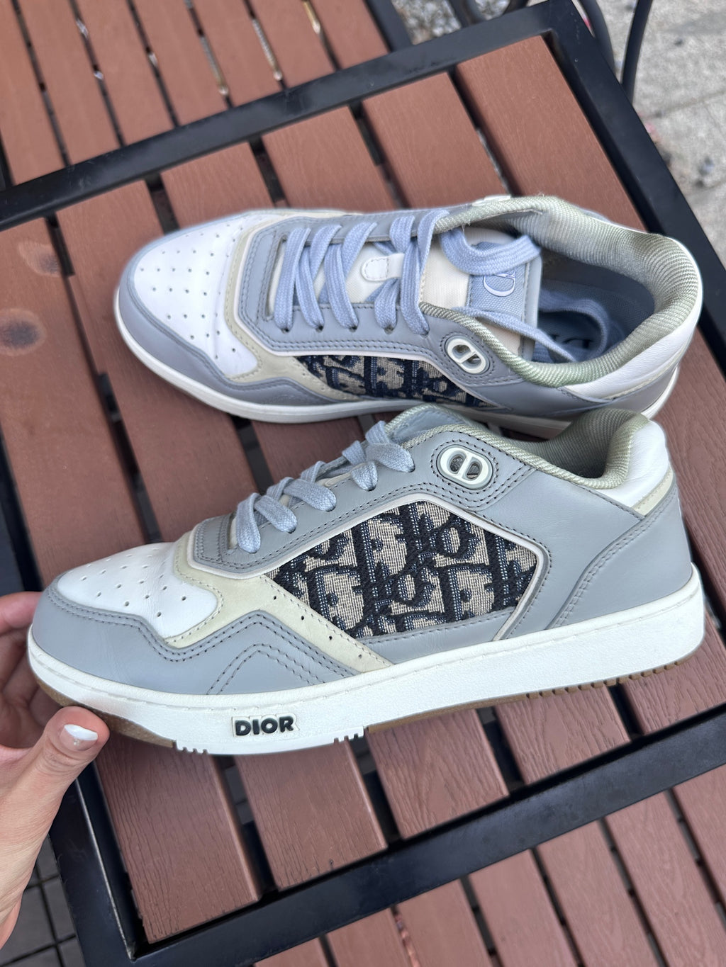 Dior White Skate shoes