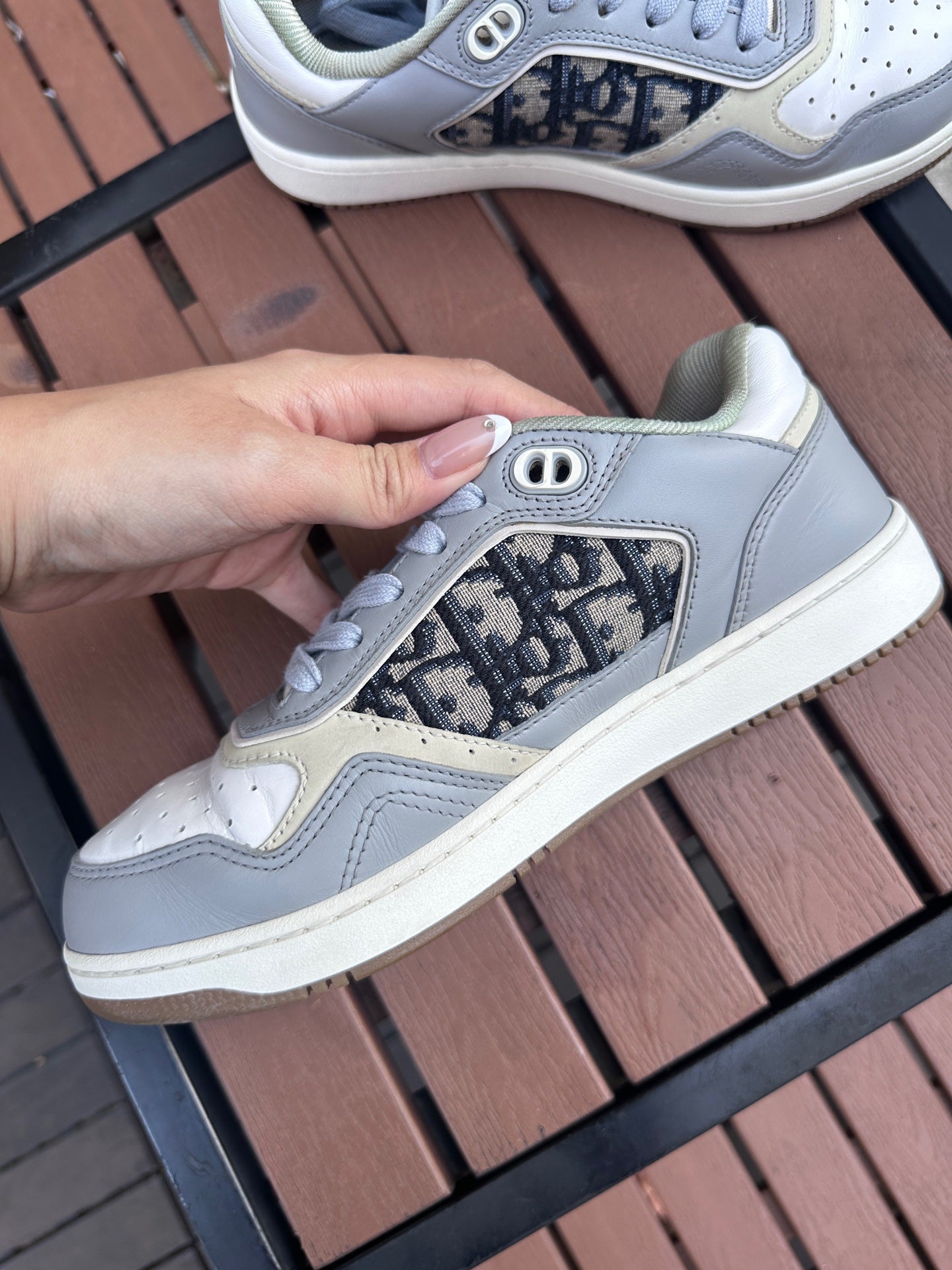 Dior White Skate shoes