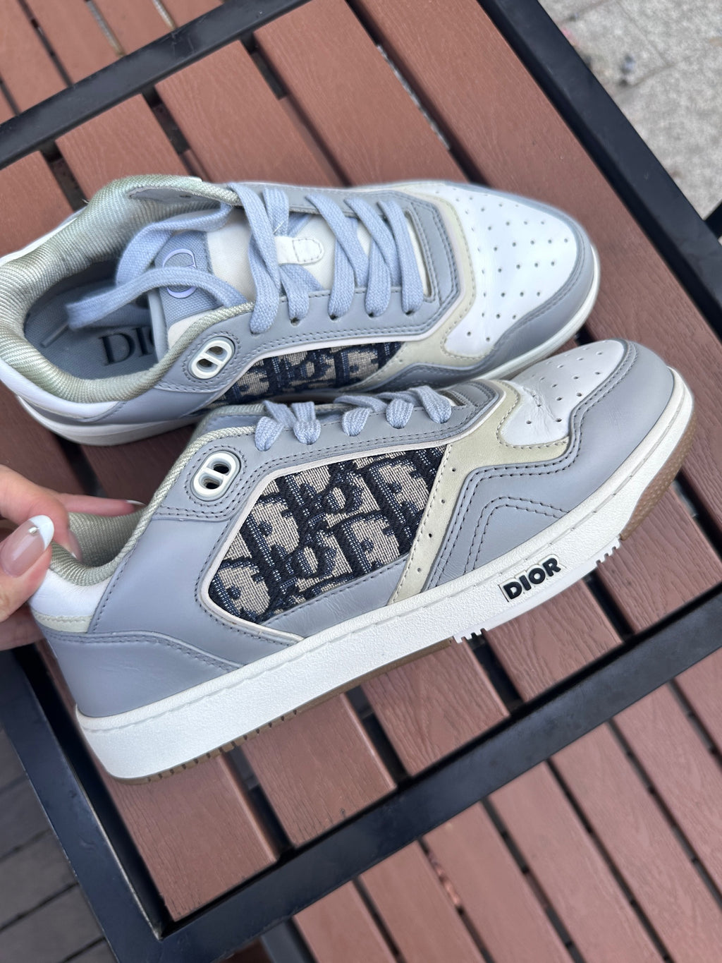 Dior White Skate shoes