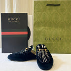 Gucci Velvet Flip flop