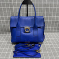 Salvatore Ferragamo Blue Satchel