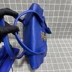 Salvatore Ferragamo Blue Satchel