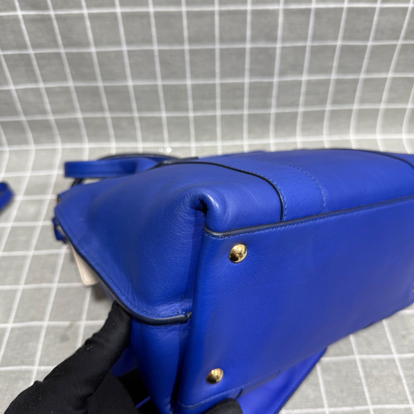 Salvatore Ferragamo Blue Satchel
