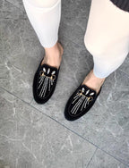 Gucci Velvet Flip flop