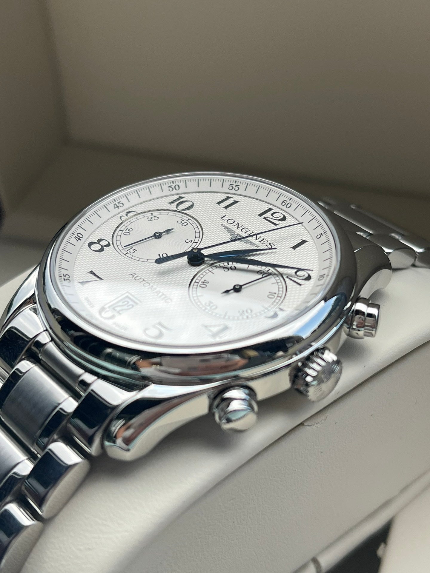 Longines Longines Master Collection White Mechanical watch 40.00mm L2.629.4.78.6