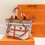 Hermes Steeple 28 Canvas Tote H083878CKAA