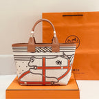 Hermes Steeple 28 Canvas Tote H083878CKAA