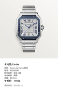 Cartier Santos de Cartier watch 39.8mm WSSA0047