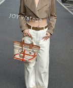 Hermes Steeple 28 Canvas Tote H083878CKAA
