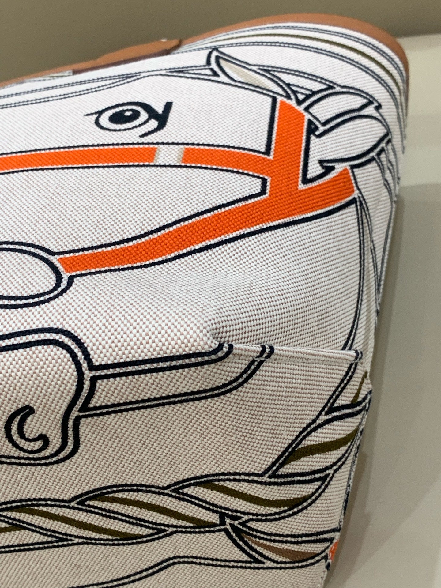 Hermes Steeple 28 Canvas Tote H083878CKAA