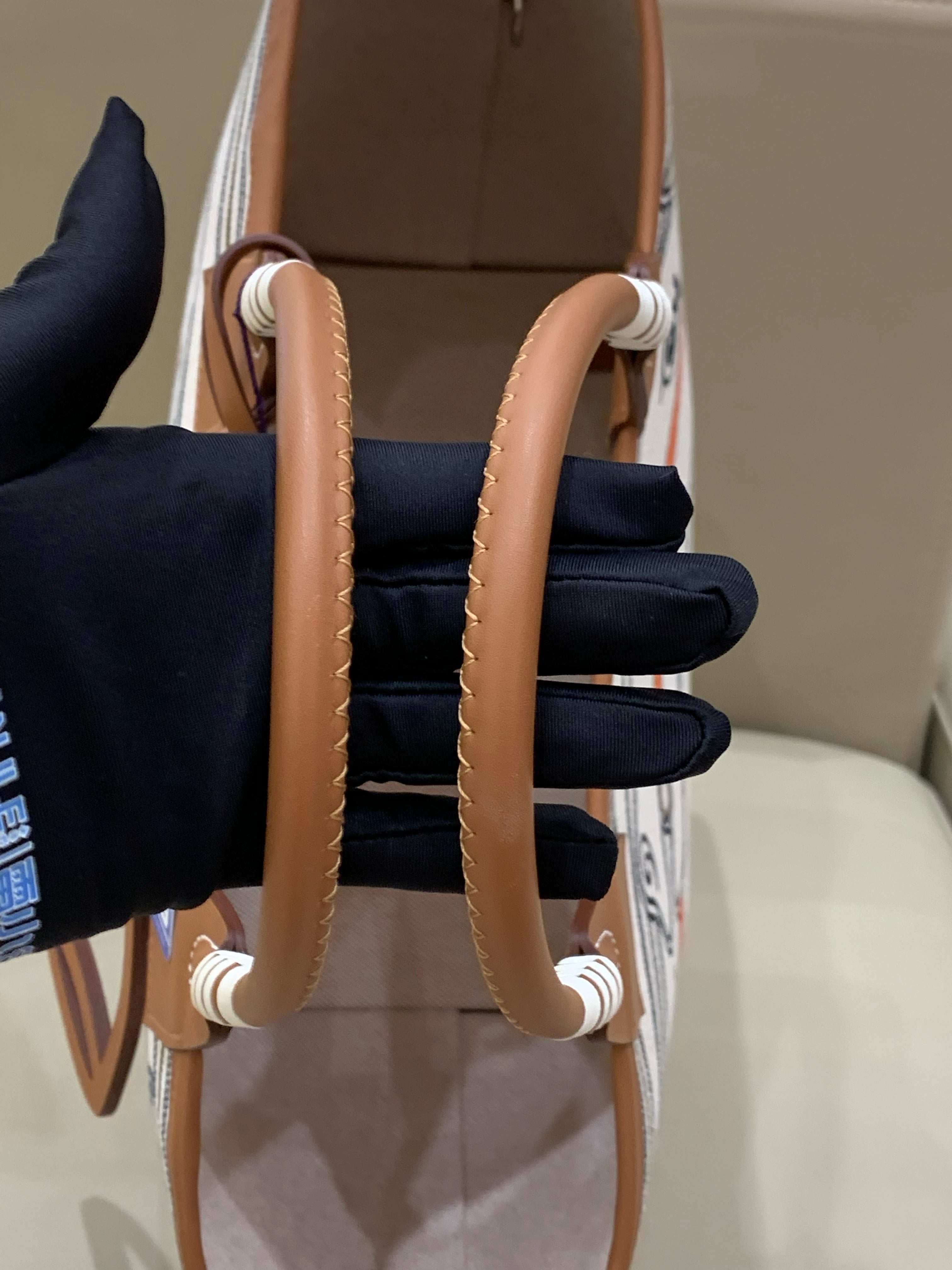 Hermes Steeple 28 Canvas Tote H083878CKAA