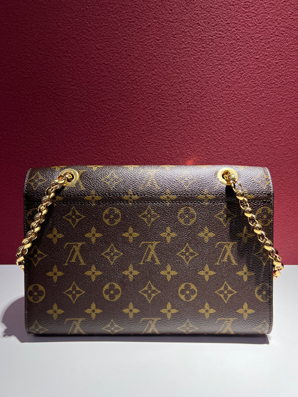 Louis Vuitton Leather Red