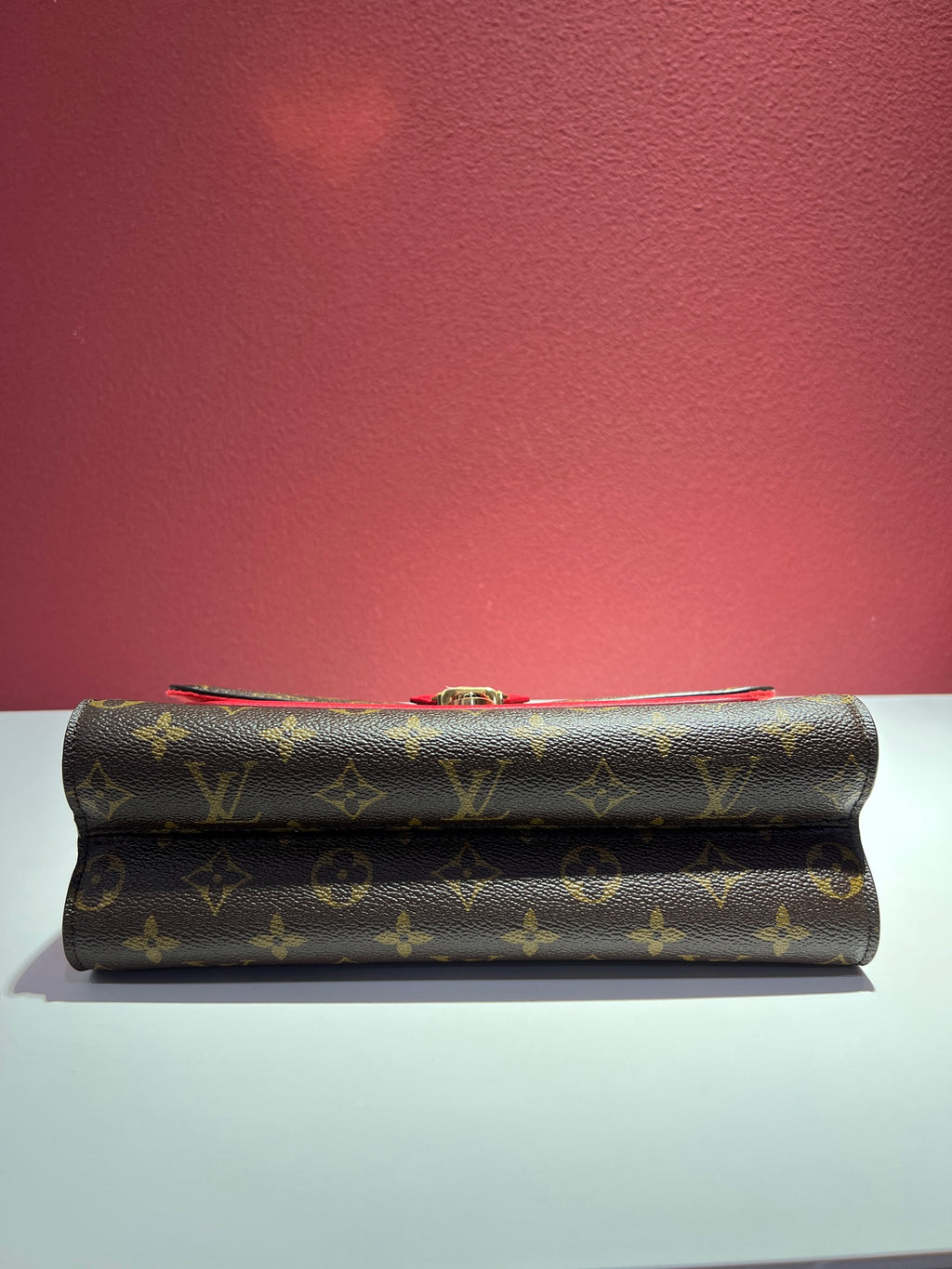 Louis Vuitton Leather Red