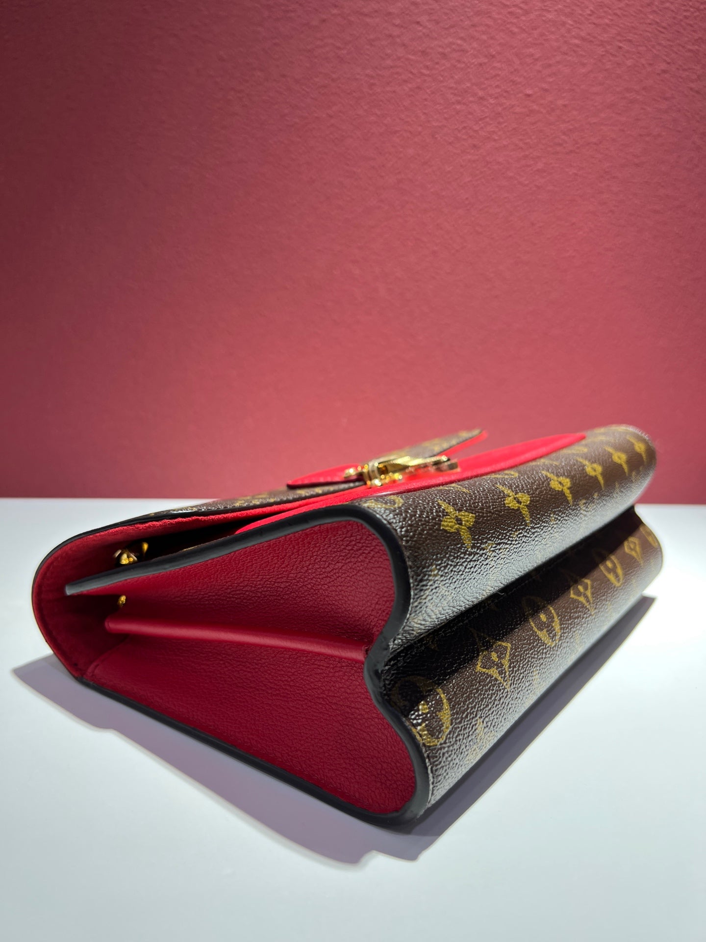 Louis Vuitton Leather Red