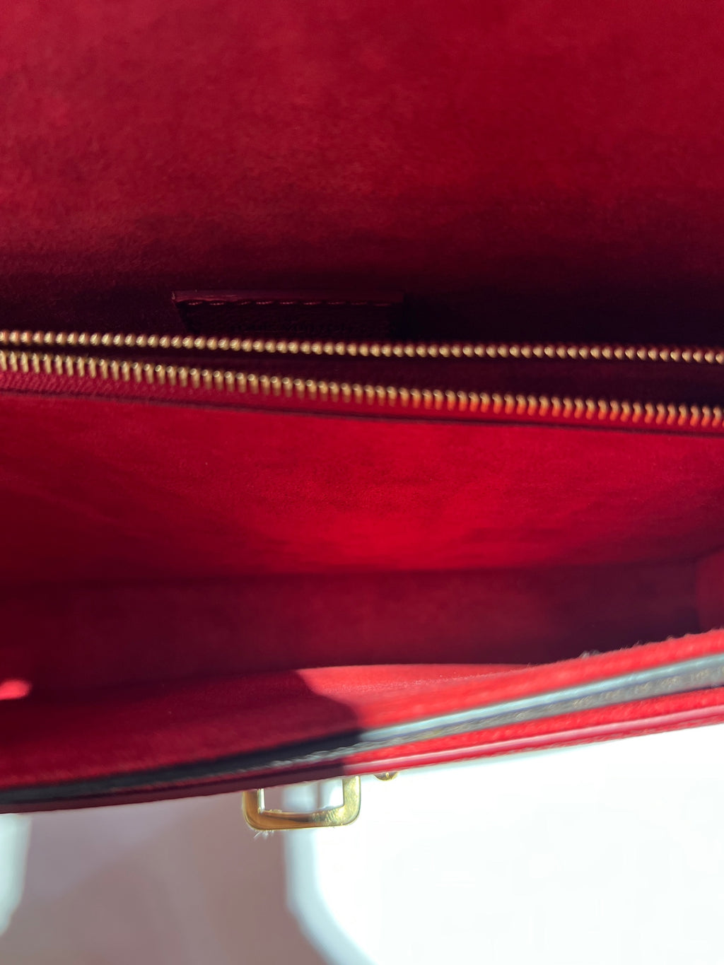 Louis Vuitton Leather Red