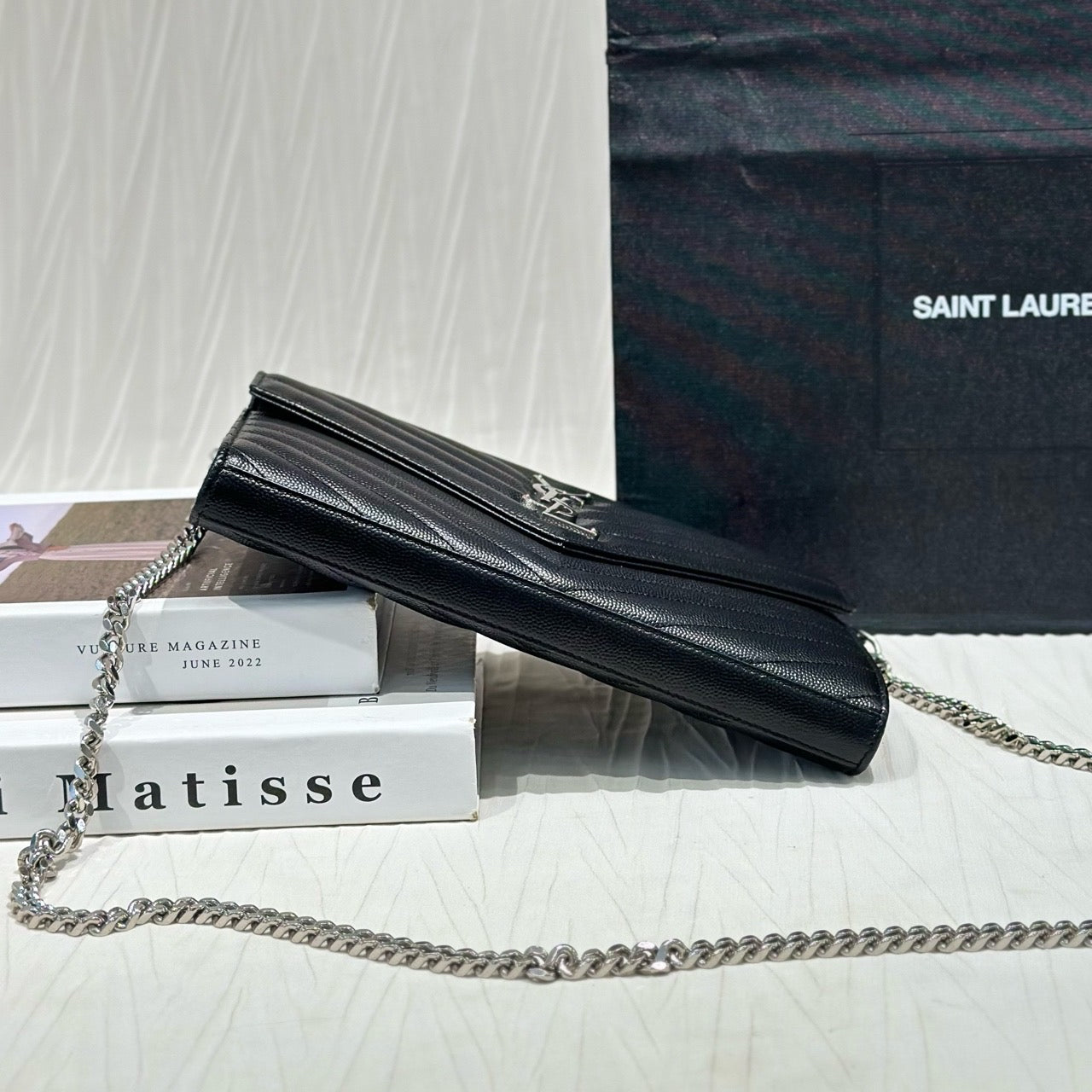 Saint laurent MATELASSE Mini Bag Crossbody 22.5 x 14 x 4 centimeters 377828BOW021000