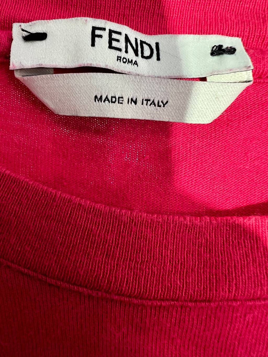 Fendi Cotton Red T-shirt
