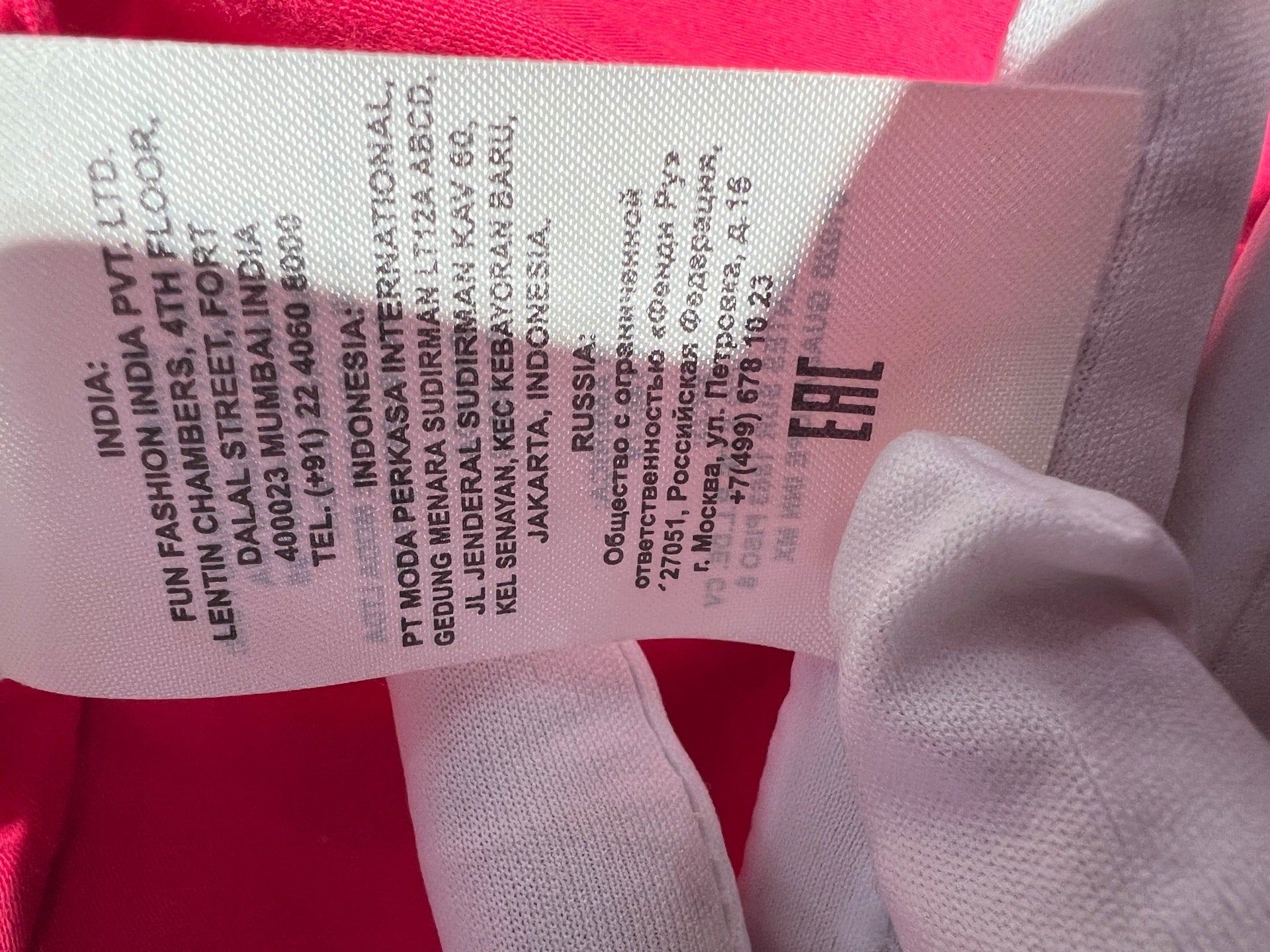 Fendi Cotton Red T-shirt