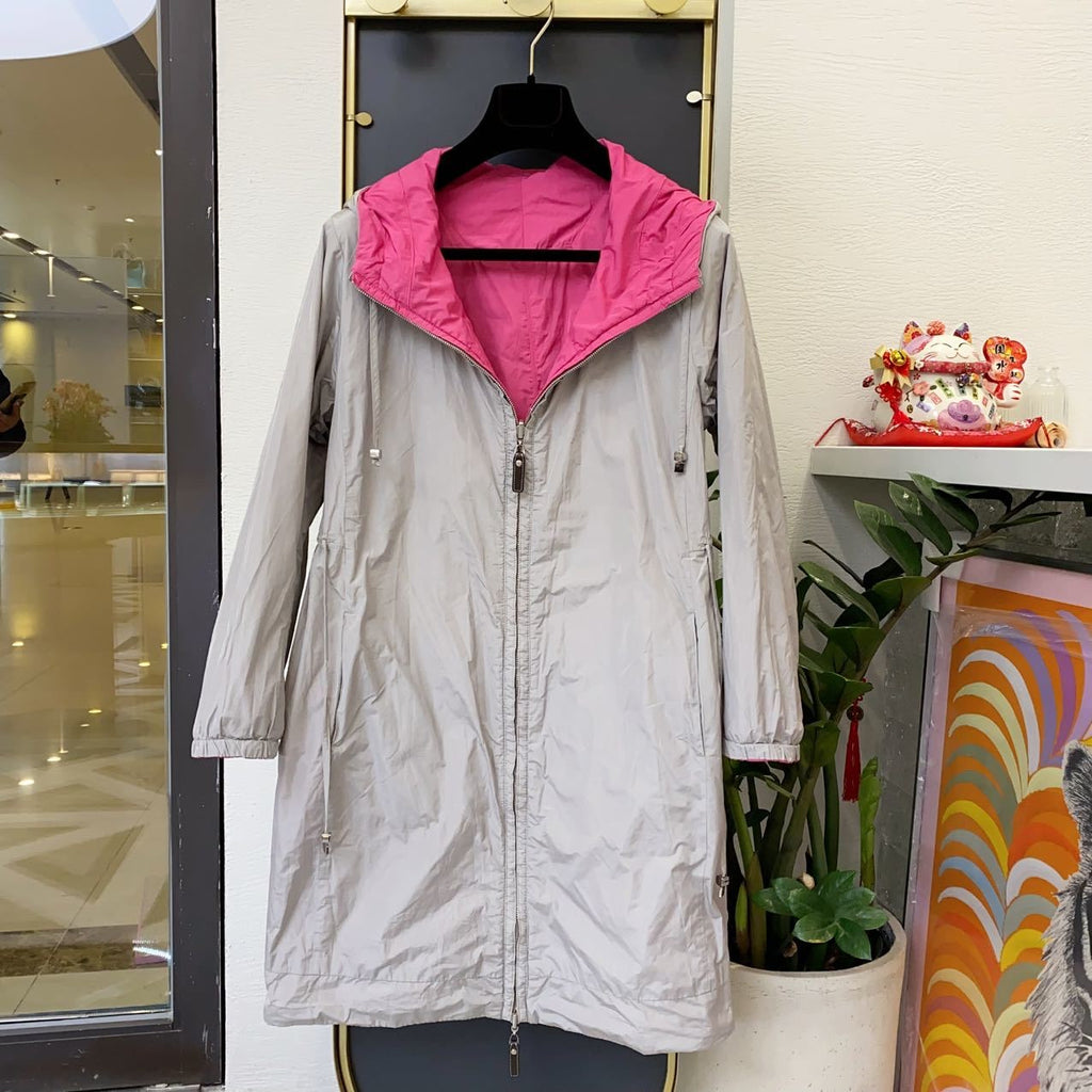 maxmara Gray Trench coat