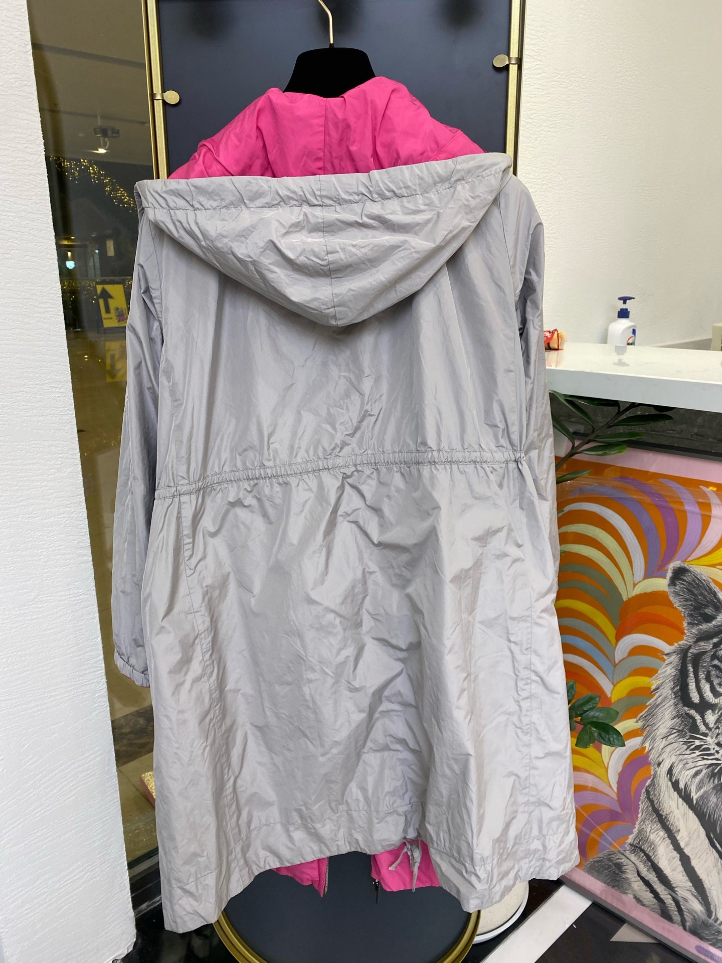 maxmara Gray Trench coat