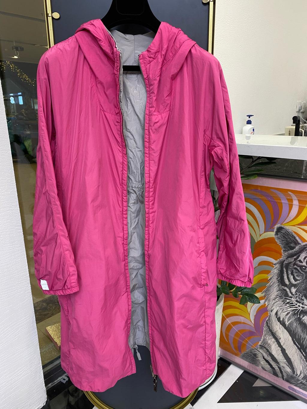 maxmara Gray Trench coat