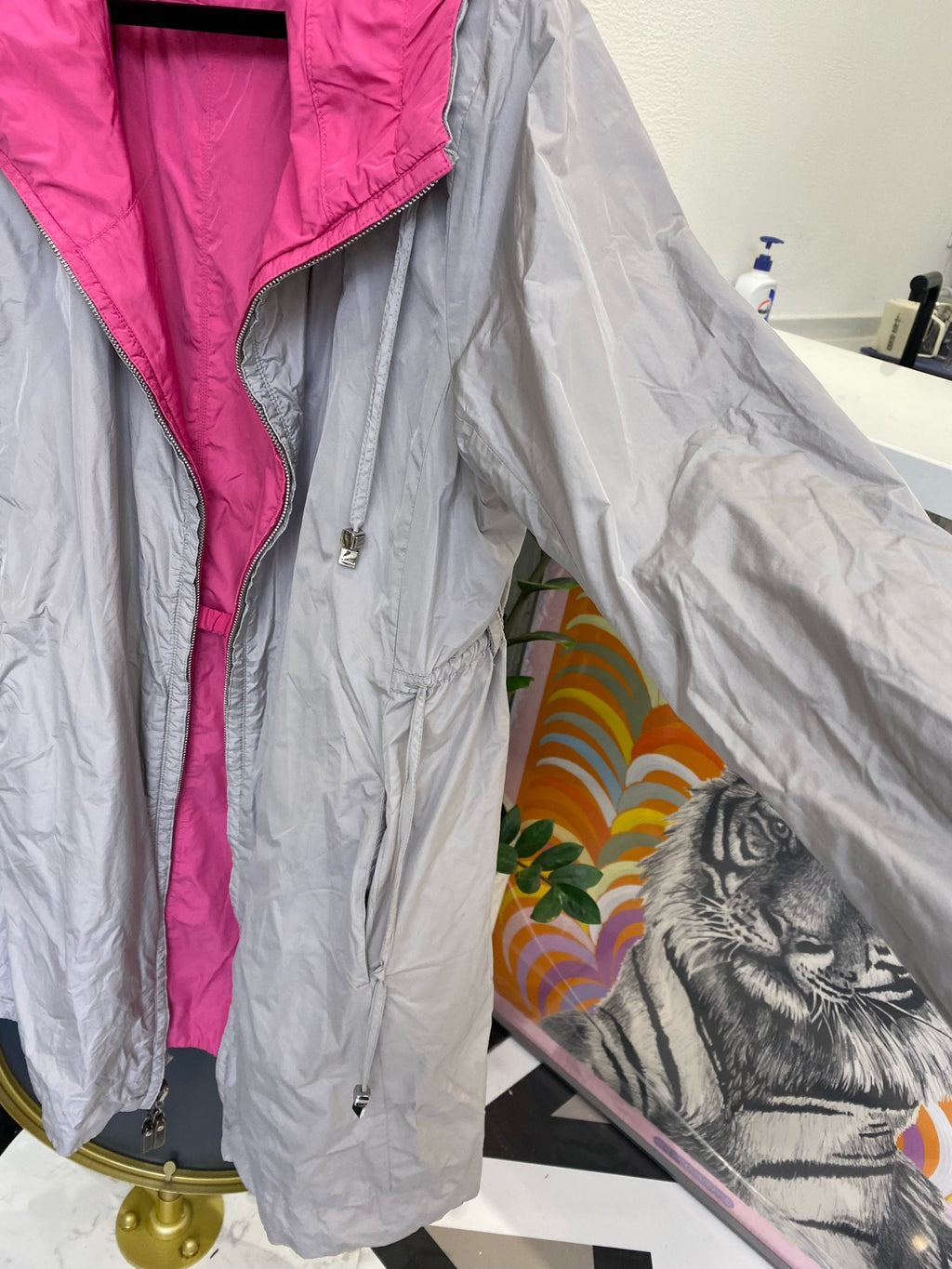 maxmara Gray Trench coat
