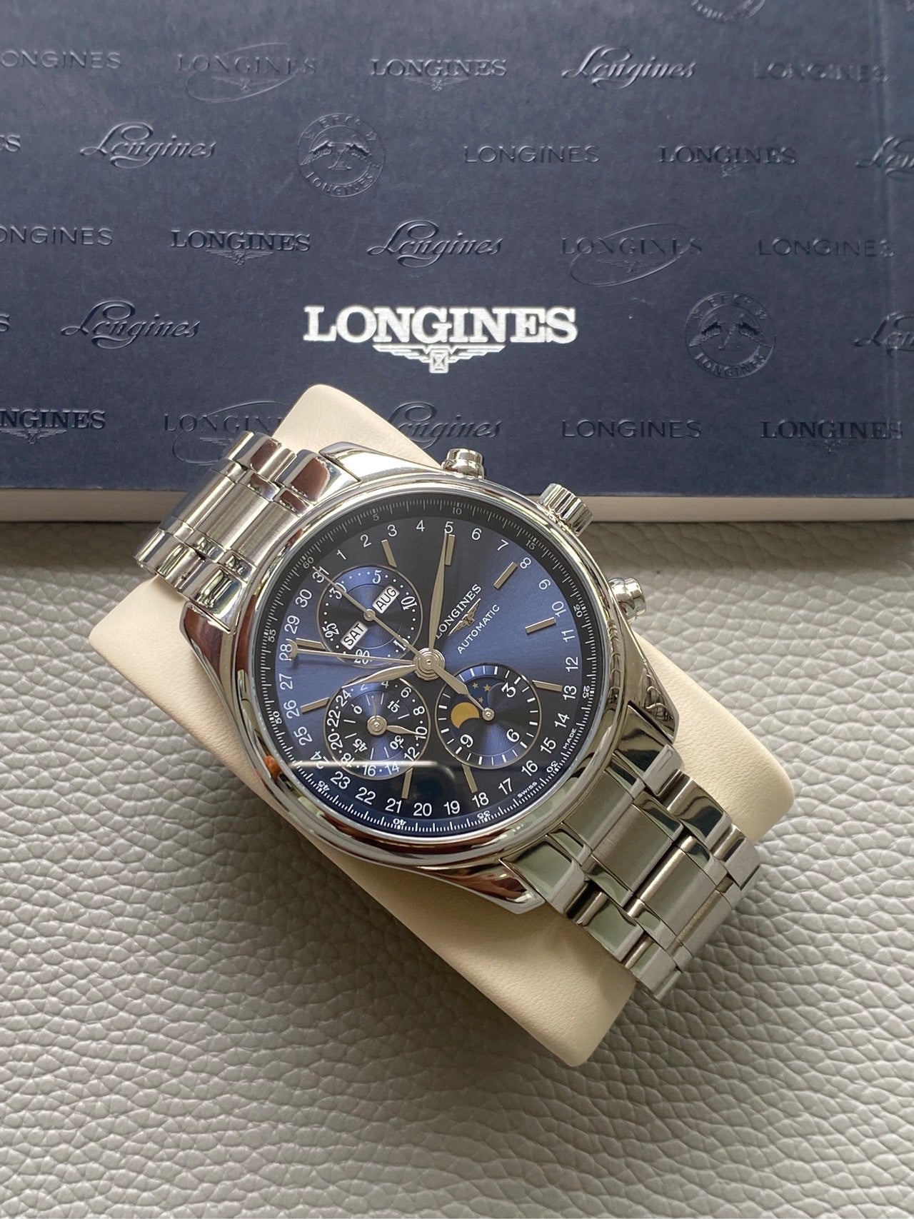 Longines Longines Master Collection Blue Mechanical watch 42.00mm L2.773.4.92.6