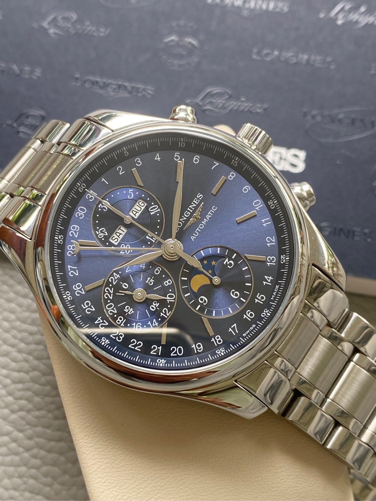 Longines Longines Master Collection Blue Mechanical watch 42.00mm L2.773.4.92.6