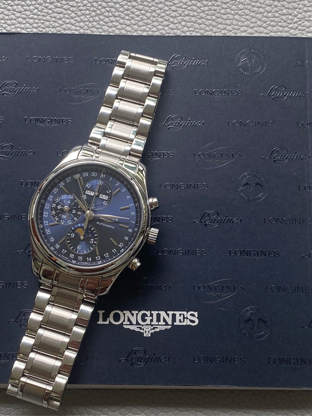 Longines Longines Master Collection Blue Mechanical watch 42.00mm L2.773.4.92.6
