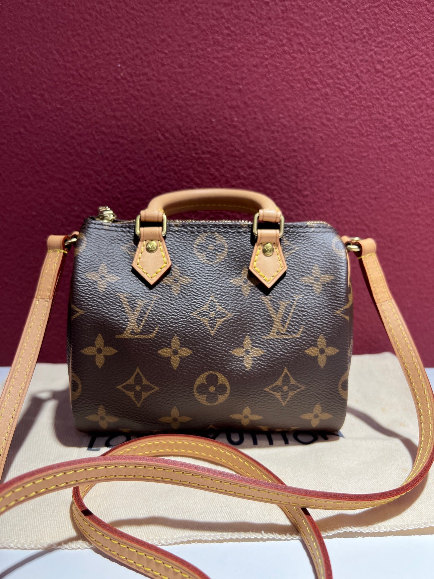 Louis Vuitton Nano Speedy Crossbody