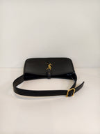 Saint laurent LE 5 À 7 baby soft grain leather handbag Leather Black Shoulder Bag