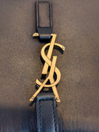 Saint laurent LE 5 À 7 baby soft grain leather handbag Leather Black Shoulder Bag