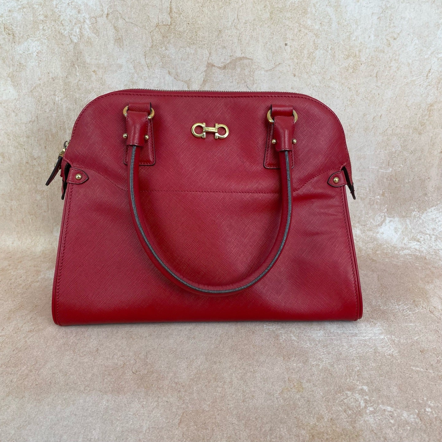 Salvatore Ferragamo Red Shoulder Bag