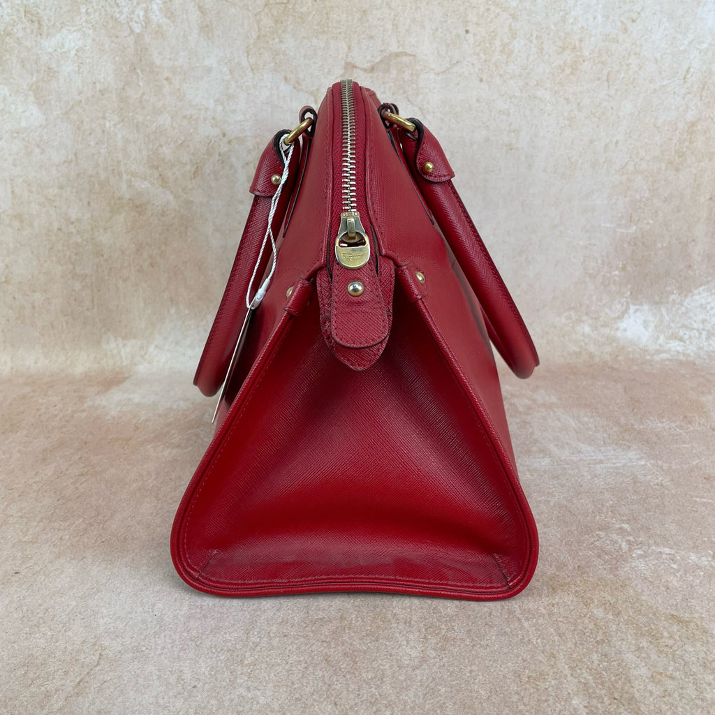 Salvatore Ferragamo Red Shoulder Bag