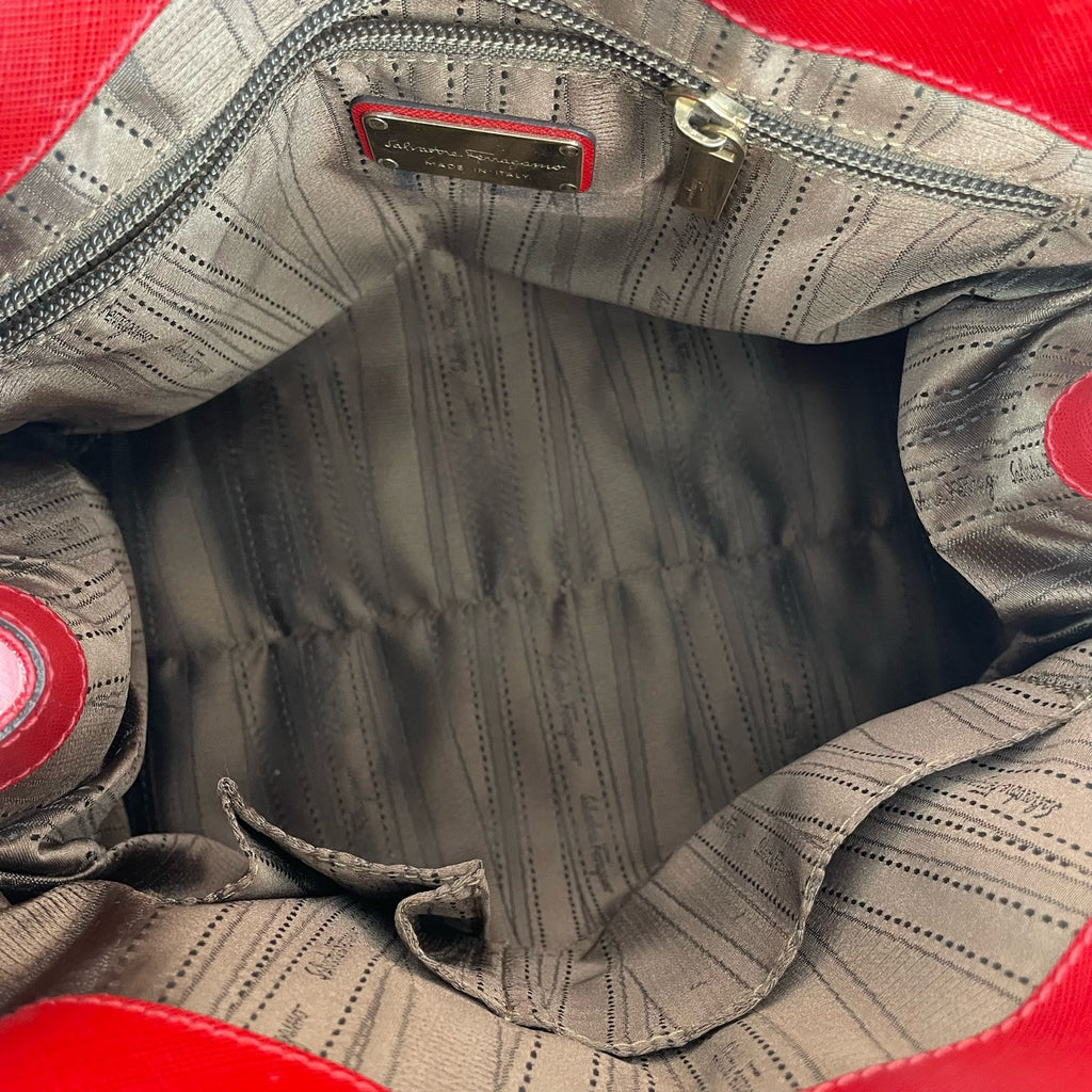 Salvatore Ferragamo Red Shoulder Bag