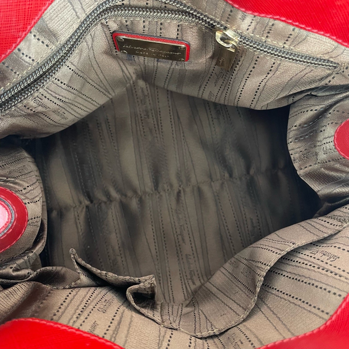 Salvatore Ferragamo Red Shoulder Bag