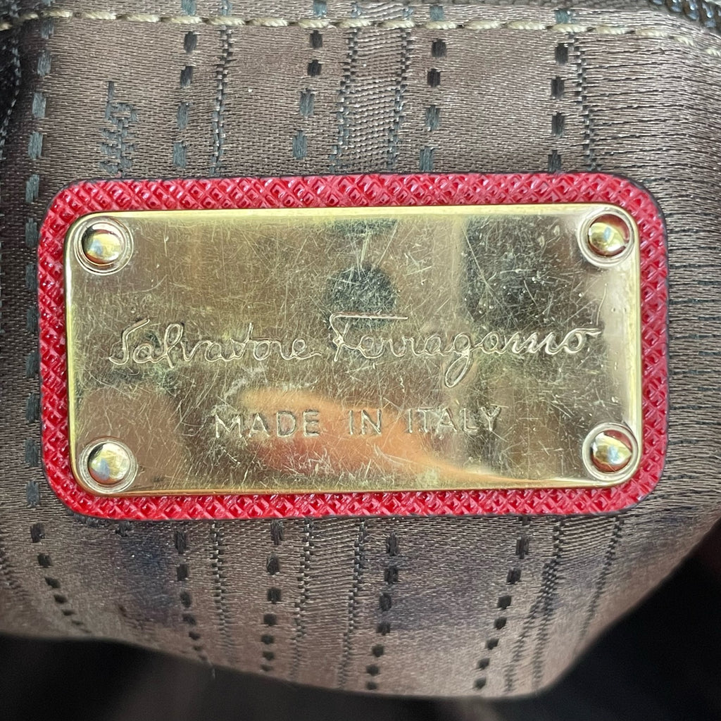 Salvatore Ferragamo Red Shoulder Bag