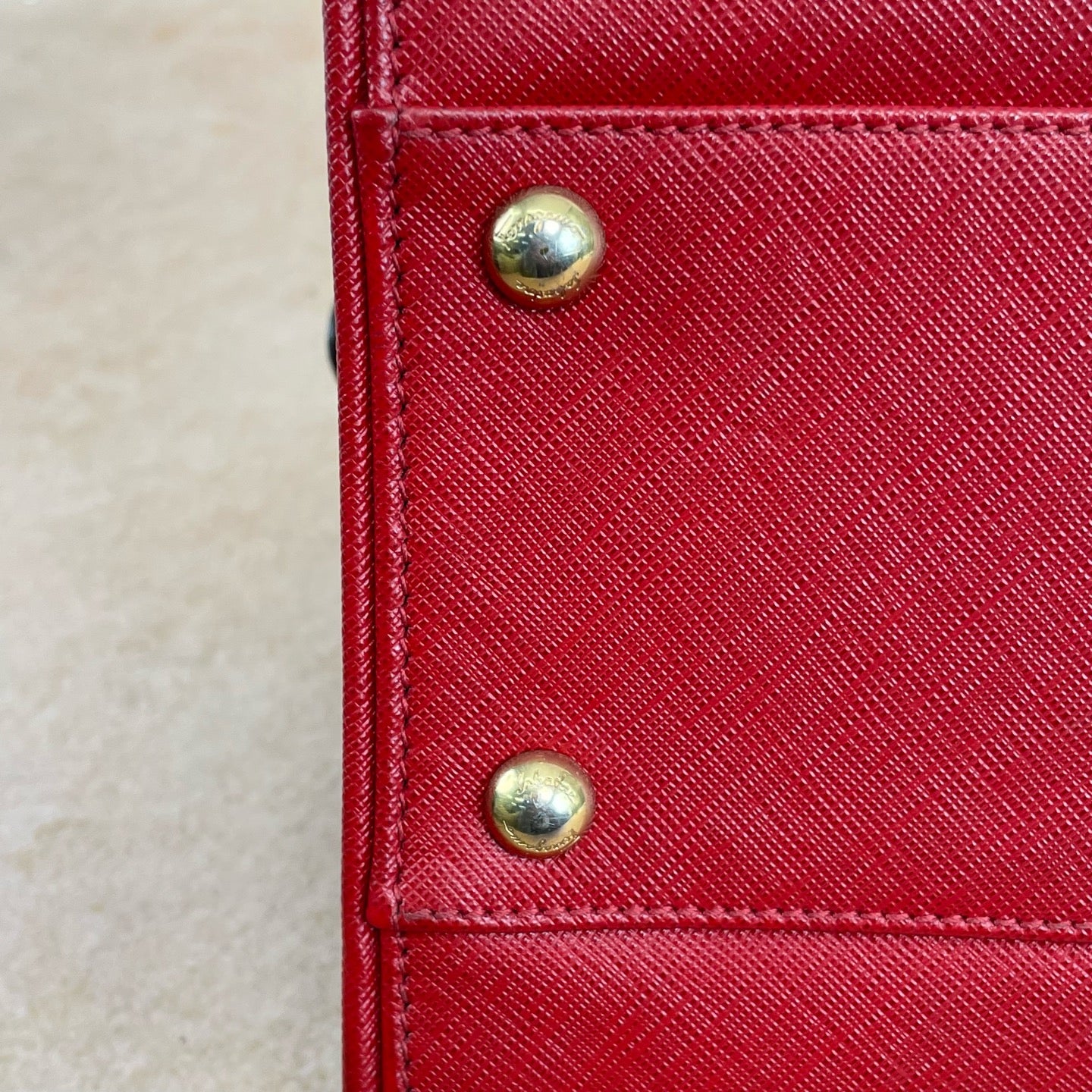 Salvatore Ferragamo Red Shoulder Bag