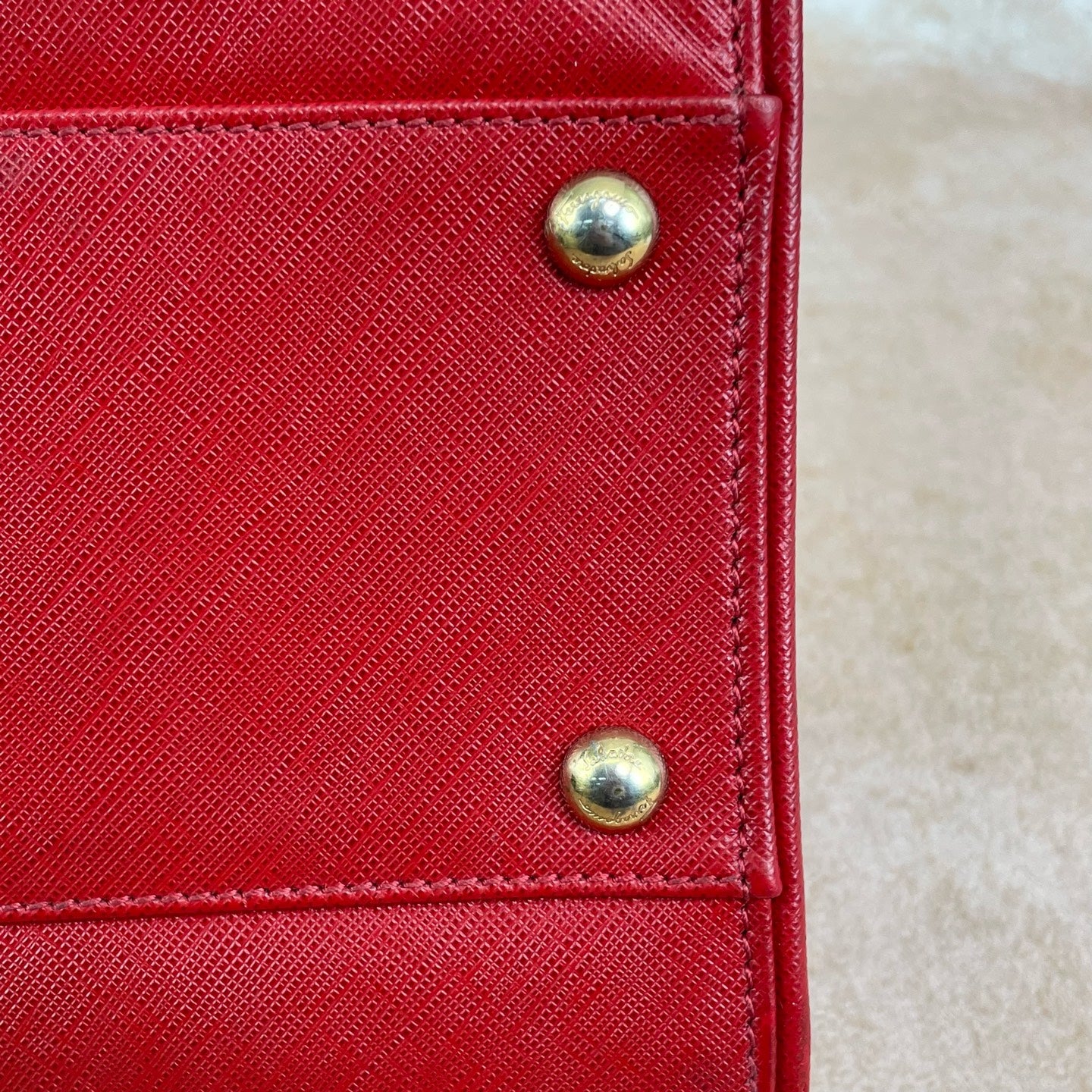 Salvatore Ferragamo Red Shoulder Bag