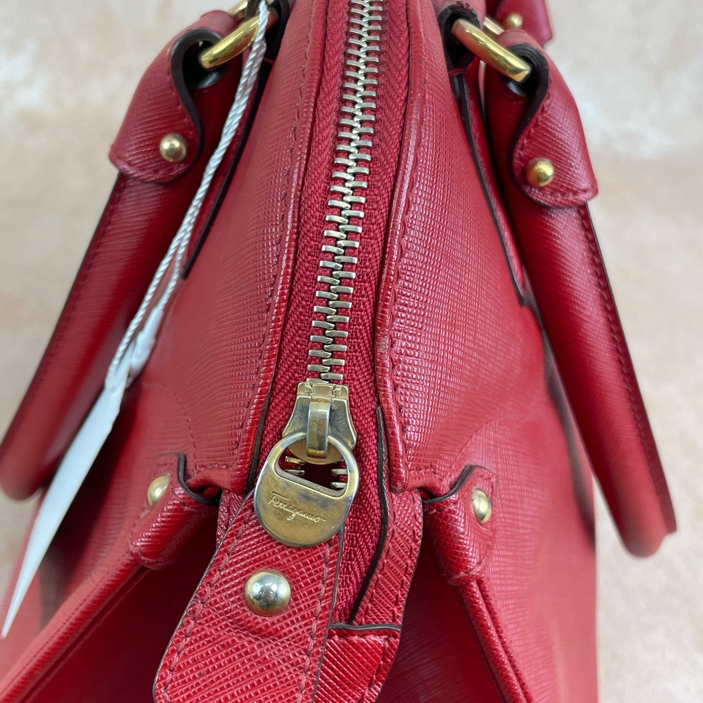 Salvatore Ferragamo Red Shoulder Bag