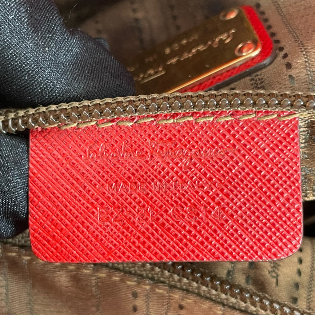 Salvatore Ferragamo Red Shoulder Bag