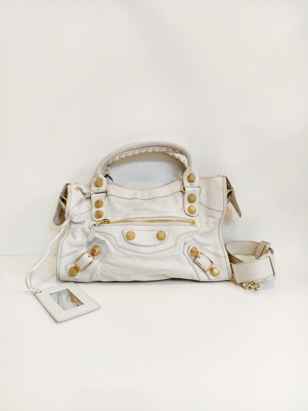 Balenciaga White Shoulder Bag 431621-D94JG-1465